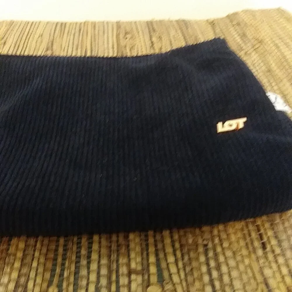 LOT Black Corduroy Makeup Bag NWOT | Moody, Minimal, Major Vibe 🖤🧨